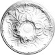 Розетка потолочная из полистирола R43