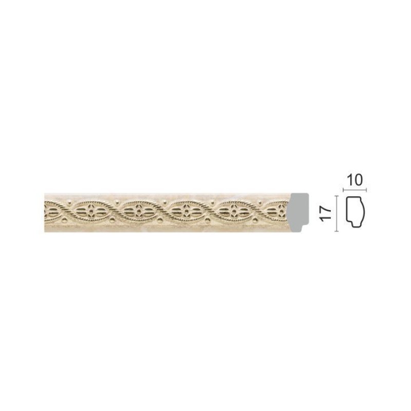 158-10 Молдинг (17х10х2400 мм) 56