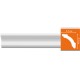 96251/50 FLEXIBLE плинтус DECOMASTER-2 (25x25x2400мм)