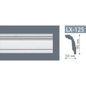 Плинтус потолочный NMC LX-125