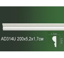 Молдинг полиуретановый AD314U в Рязани