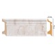 D122-80 ШК/16 Плинтус напольн.DECOMASTER(78*21*2400 мм)