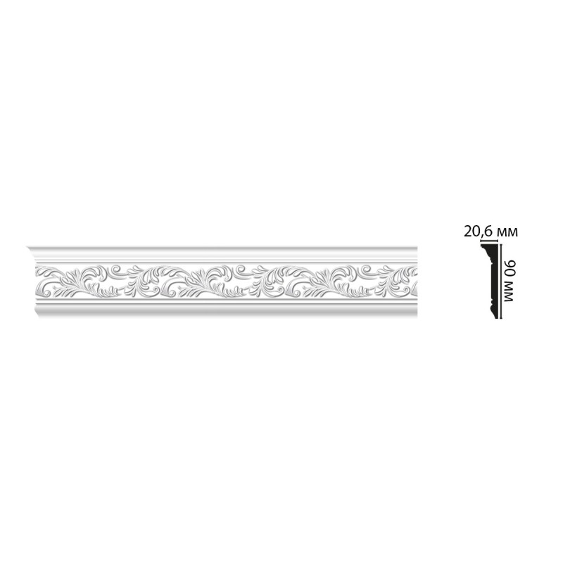 D226B/20 Плинтус ДМ(90*20*2000 мм)