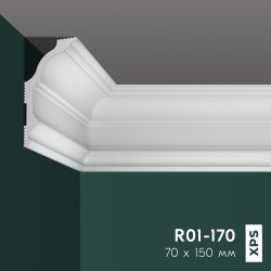 Плинтус потолочный ПраймДекор R01-170 150/70 Плинтус потолочный ПраймДекор R01-170 150/70