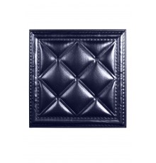 Мягкая стеновая панель  из экокожи Classic 400х400 мм - Navy