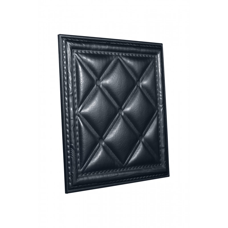 Мягкая стеновая панель  из экокожи Classic 400х400 мм - Aluminium
