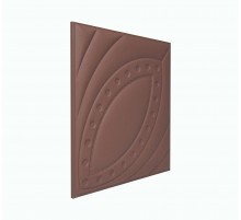 Мягкая стеновая панель из экокожи Petal 400х400 мм - Salmon в Рязани