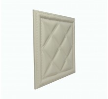 Мягкая стеновая панель из экокожи Classic 400х400 мм - Almond в Рязани