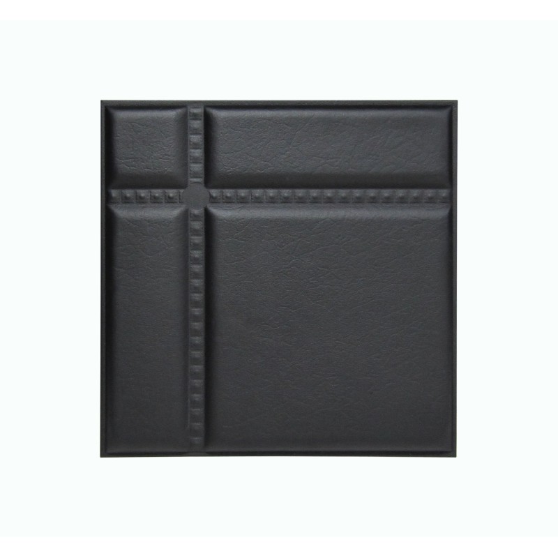 Мягкая стеновая панель Strong 400х400 мм - Black