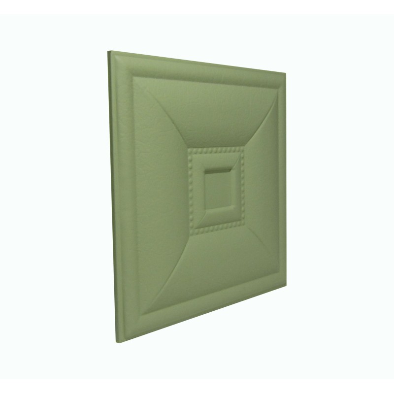 Мягкая стеновая панель Style 400х400 мм - Olive