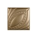 Мягкая стеновая панель из экокожи Petal 400х400 мм - Champagne