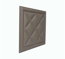 Мягкая стеновая панель из экокожи Classic 400х400 мм - Chestnut в Рязани