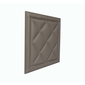 Мягкая стеновая панель из экокожи Classic 400х400 мм - Chestnut в Рязани