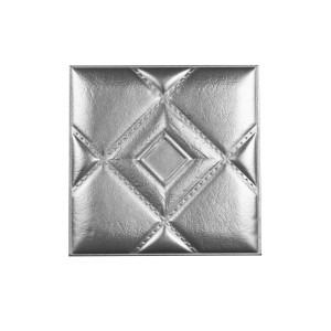 Мягкая стеновая панель из экокожи Luck - Silver в Рязани