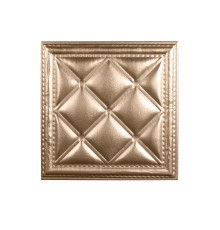 Мягкая стеновая панель  из экокожи Classic 400х400 мм - Gold