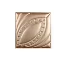 Мягкая стеновая панель из экокожи Petal 400х400 мм - Gold в Рязани