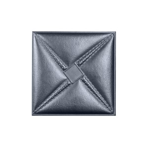 Мягкая стеновая панель из экокожи Stella - Platinum в Рязани