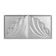 Мягкая стеновая панель Angel 300х600 мм - Silver