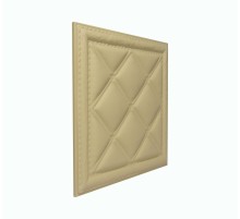 Мягкая стеновая панель из экокожи Classic 400х400 мм - Peach в Рязани