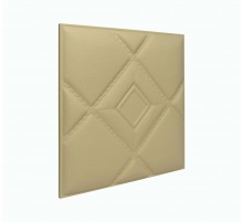 Мягкая стеновая панель из экокожи Luck 400 х 400 мм - Peach в Рязани