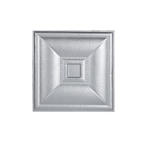 Мягкая стеновая панель Style 400х400 мм - Silver в Рязани