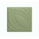 Мягкая стеновая панель из экокожи Petal 400х400 мм - Olive