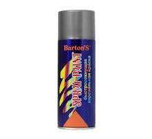 Краска аэрозольная Bartons Spray Paint Серая глянец в Рязани