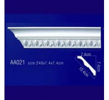 потолочный плинтус с орнаментом Гибкий AA021F в Рязани