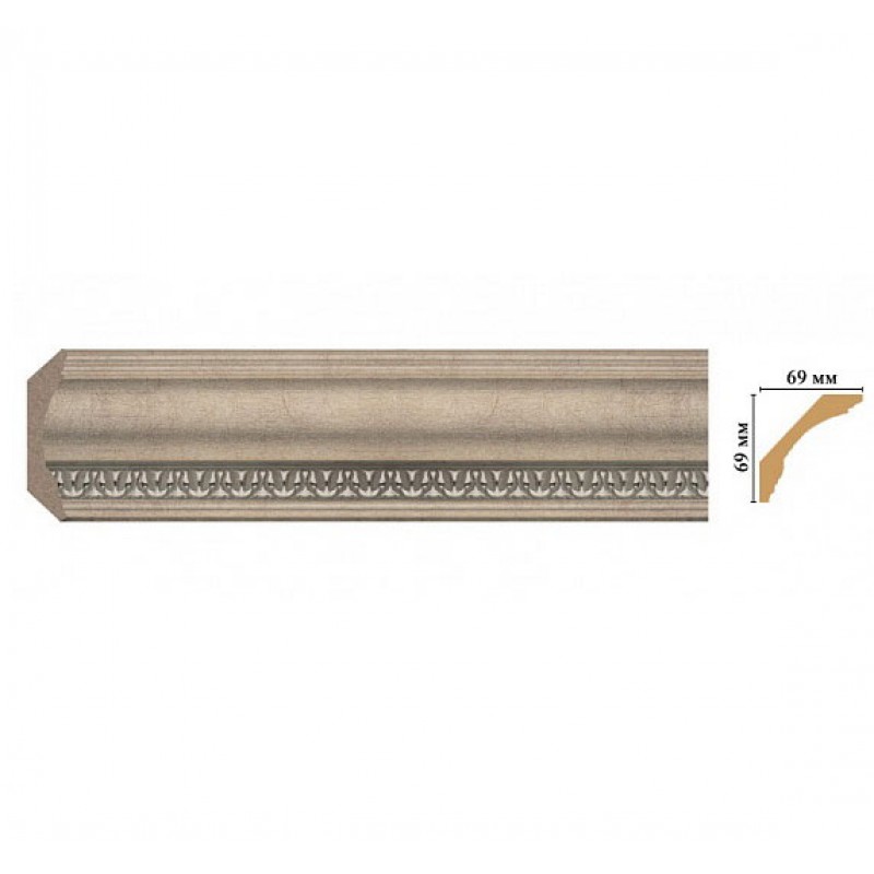 100C-59 ШК/14 Плинтус DECOMASTER (69*69*2400 мм)