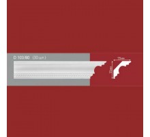 Плинтус потолочный полистиролD103-80 (30)