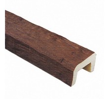 Балка Рустик (дуб темный) 200х130х3000