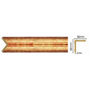 цветная лепнина угол 143-126