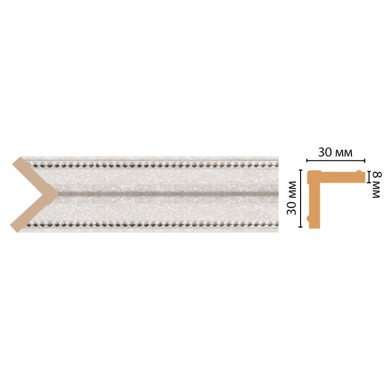 116-19D ШК/28 Угол DECOMASTER (30*30*2400 мм)