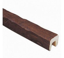 Балка Рустик (дуб темный) 120х120х4000 в Рязани