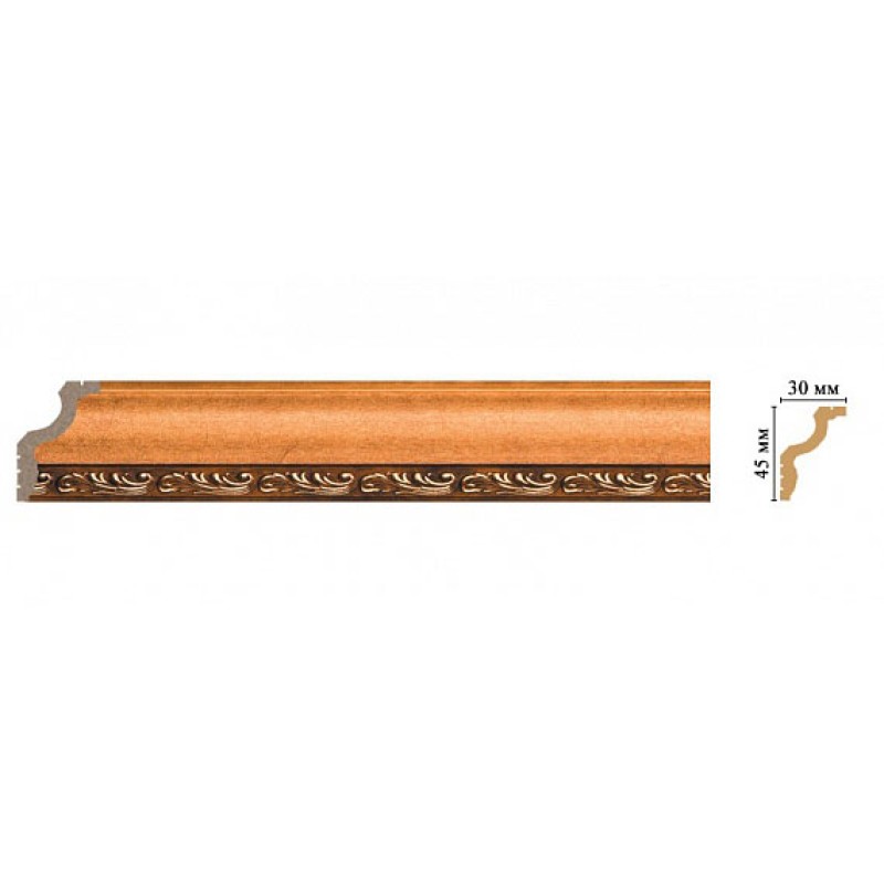 148B-1223 ШК/40 Плинтус DECOMASTER (45*30*2400 мм)