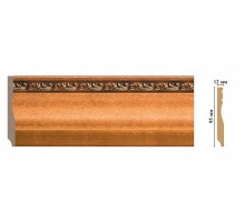 153-1223 ШК/18 Плинтус напол. DECOMASTER (95*12*2400 мм) в Рязани
