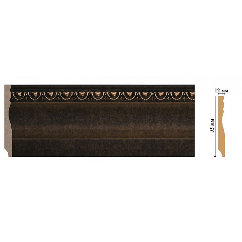 153-56 ШК/18 Плинтус напол. DECOMASTER (95*12*2400 мм)