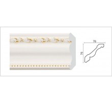Карниз широкий 154-115G(FM) золотистый в Рязани