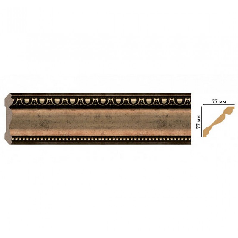 154-57 ШК/12 Плинтус DECOMASTER (77*77*2400 мм)