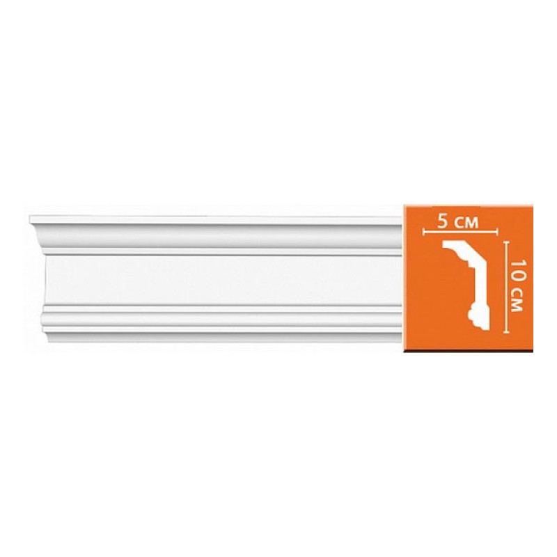 96321/10 FLEXIBLE плинтус DECOMASTER-2 (100х50х2400мм)