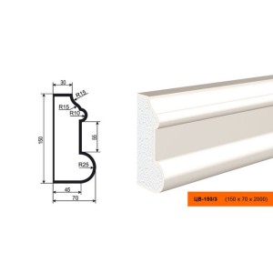 Молдинг ЦВ-150/3