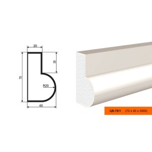 Молдинг ЦВ-70/1