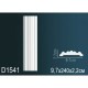 Обрамление дверных проемов молдинг гибкий D1541F