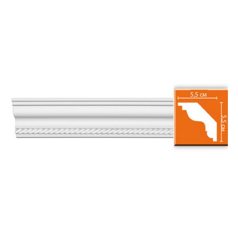 DT 138/17 FLEXIBLE плинтус DECOMASTER-2  (55х55х2400мм)