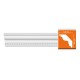 DT 138/17 FLEXIBLE плинтус DECOMASTER-2  (55х55х2400мм)
