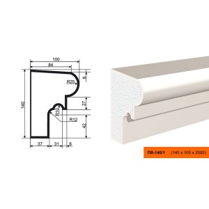 Подоконник ПВ-140/1 (ПС-105)