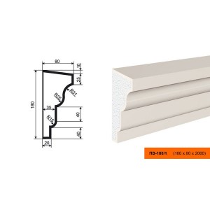 Подоконник ПВ-180/1