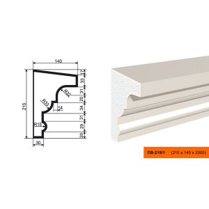 Подоконник ПВ-215/1 (ПС-109)