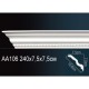 потолочный плинтус с орнаментом AA106