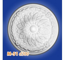 Розетка потолочная из полистирола M51 в Рязани